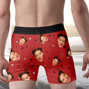 Custom Photo Gifts For Couple Men's Boxers and Women's Brief 02KAMH111224 - Boxer Briefs - GoDuckee