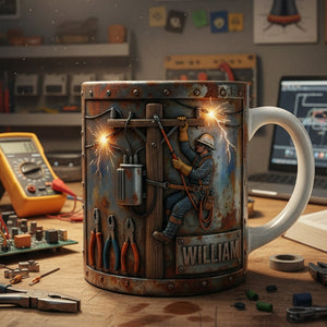 Lineman Coffee Mug - Personalized Gifts For Lineman Lovers 03tgta151225 - Coffee Mug - GoDuckee