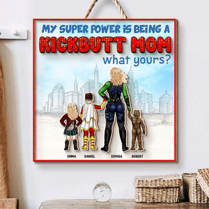 Personalized Gifts For Mom Wood Sign The Best Mom 03OHDT070324PA - Wood Signs - GoDuckee