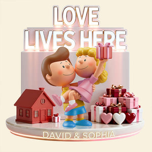 Love Couple Light Box Personalized Gifts For Couple 05OHDT191225 - Light Box - GoDuckee