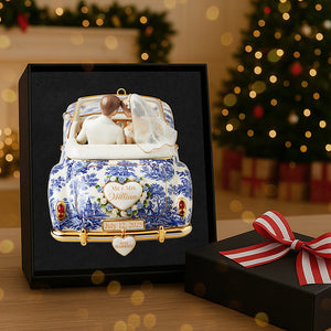 Personalized Gifts For Christmas, Newlywed Toile de Joy Custom Shape Acrylic Ornament 04pgta081025 - Ornament - GoDuckee