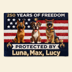 Brave Dogs Doormat - Celebrated America 250th Anniversary - Personalized Gifts For Dog Lovers 02naqn270326 - Doormat - GoDuckee
