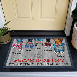 Personalized Gifts For Family Doormat 03ACDT040624TM - Doormats - GoDuckee