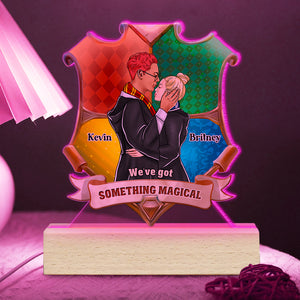 We've Got Something Magical, Personalized Led Light, Magic Couple Gifts 03HUDT020124TM - Led Night Light - GoDuckee