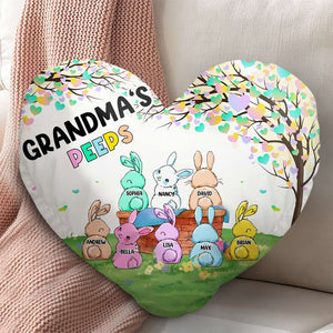 Personalized Gifts For Grandma Custom Shape Pillow Grandma Bunny - Pillow - GoDuckee