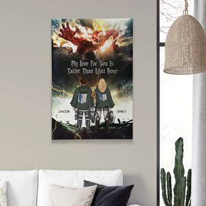 Personalized Gifts For Couple Canvas Print My Love For You 01hupu010224hh - Canvas Print - GoDuckee