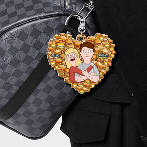 Personalized Gifts For Couple Keychain 02ACDT130225HG - Keychains - GoDuckee