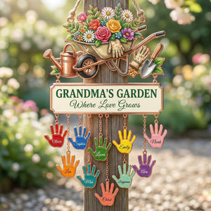 Lovely Garden Of Mom Suncatcher - Personalized Gifts For Moms 01tota100426 - Ornament - GoDuckee