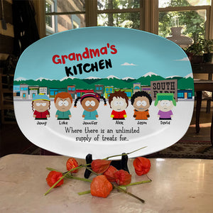 Personalized Gifts For Grandma Resin Plate 02XQDT261124HG - Plates - GoDuckee