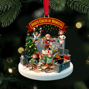 Funny Boss’s Circus Ornament – Personalized Gift For Office Workers 05NALU251025 - Ornament - GoDuckee