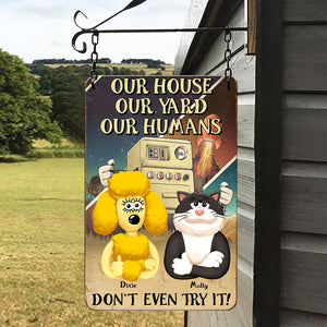Personalized Gifts For Pet Lovers Metal Sign 06xqqn270225pa - Metal Signs - GoDuckee