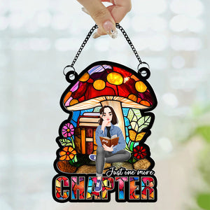 Personalized Gifts For Girl Book Lover Suncatcher Ornament 02xqqn251224pa - Ornament - GoDuckee