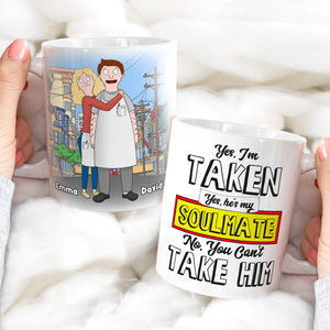 Personalized Gift For Couple White Coffee Mug My Soulmate 03OHLU110125HG - Coffee Mug - GoDuckee