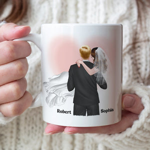 Marriage A Relationship Where One Is Always Right-Gift For Couples-Personalized Coffee Mug- Wedding Gifts - Coffee Mug - GoDuckee
