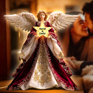 Guardian Angel Family Acrylic Light Box – Personalized Gifts For Family 02tgqn050126 - Light Box - GoDuckee