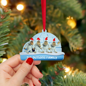 Personalized Yeti Family 04QHTN211123 Ornament - Ornament - GoDuckee
