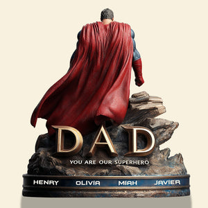 Super Dad Plaque - Personalized Gifts For Dad 01tgdt160525 - Shaped Plaques - GoDuckee