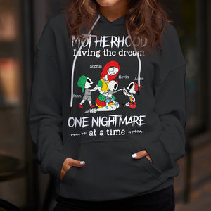 Motherhood Living The Dream Personalized Mom Shirt 04QHDT060124 - Shirts - GoDuckee