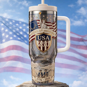 America 250th Anniversary Tumbler 05palu050326 - Tumbler Cup - GoDuckee