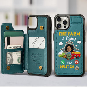 Personalized Gifts For Farmers Leather Flip Wallet Phone Case 04ohtn210225hg - Phone Case - GoDuckee