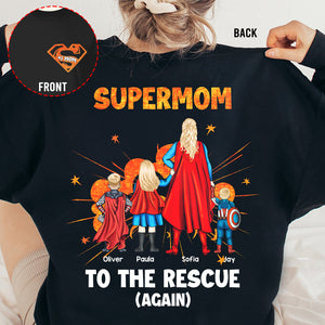 Personalized Gifts For Mom Shirt, Mom To The Rescue 03QHMH190325PA - Shirts - GoDuckee