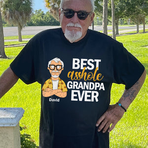 Best A**hole Grandpa Shirt - Personalized Gifts For Grandpa 06ohdt190325hg - Shirts - GoDuckee