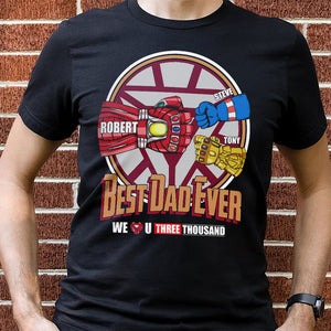 Best Dad We Love You Personalized Shirts - 04QHPO250523HA - Shirts - GoDuckee