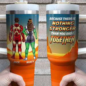 You And I Personalized Couple Tumbler Handle 02NADT130124TM - Tumbler Cups - GoDuckee