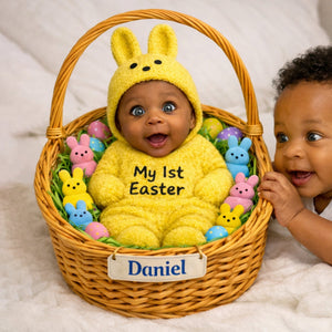 Baby First Easter Acrylic Plaque Custom Photo Gifts For Parents 01HULU110326-Homacus
