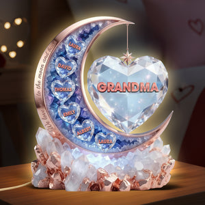 Moon Of Love Mom Acrylic Light Box - Personalized Gifts For Mom 03qhqn160326 - Light Box - GoDuckee