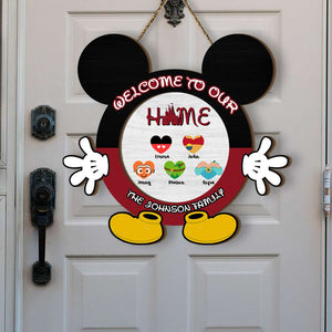 Personalized Gifts For Family Wood Sign Welcome To Our Home 02QHMH040324 - Wood Signs - GoDuckee