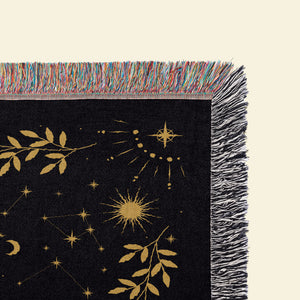 From Now To Eternity, Personalized Skeleton Couple Woven Blanket, Zodiac Signs, Couple Gift - Blanket - GoDuckee