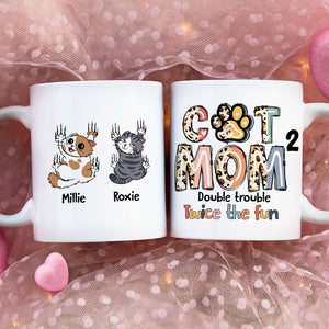 Personalized Gifts For Cat Mom Coffee Mug 04QHDT230324 Mother's Day - Coffee Mugs - GoDuckee