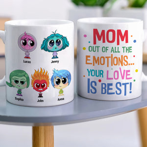 Personalized Gifts For Mom Coffee Mug 03natn150325 Your Love Is Best - Coffee Mug - GoDuckee