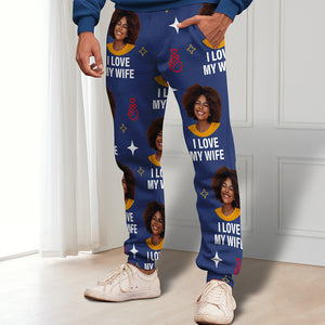 Custom Photo Gifts For Husband, Boyfriend Valentine Sweatpant 01ACQN251224 - Shorts and Pants - GoDuckee