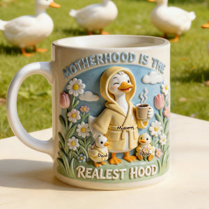 Cute Goose Mom In The Hood Coffee Mug - Personalized Gifts For Moms 05qhlu270226 - Coffee Mug - GoDuckee