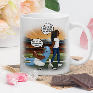 Personalized Gifts For Couple American Football Coffee Mug 05totn121224pa - Coffee Mug - GoDuckee