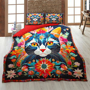 Gifts For Cat Lovers Quilt Bedding Set 03HUDT210125 - Blanket - GoDuckee