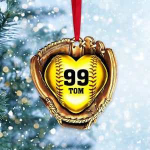 Christmas Gift For Baseball Lover, Personalized Acrylic Ornament, PW-03HUTN220923-02, Christmas Ornament - Ornament - GoDuckee