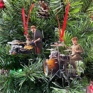 Custom Photo Gifts for Drummers Ornament 24acvp140924 - Ornament - GoDuckee