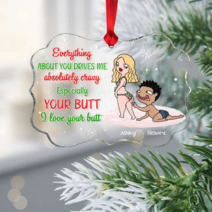 Gift For Couple, Personalied Medallion Acrylic Ornament, Christmas Gift 05TOHN091123hh - Ornament - GoDuckee
