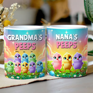 Personalized Gifts For Grandma Coffee Mug, Chick Peeps 04tgmh040325 Easter Gifts - Coffee Mug - GoDuckee