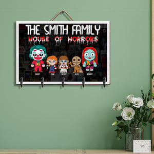 Personalized Gift For Family 2 Layers Wood Key Hanger 03OHMH070624HA - Wood Sign - GoDuckee