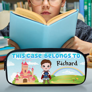Personalized Gifts For Kid, Cute Princess Prince Pencil Case 05pgqn100724ha - Pencil Case - GoDuckee