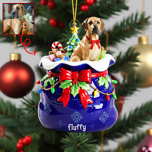 Festive Pet Keepsake Christmas Ornament - Custom Photo Gifts For Pet Lovers 05paqn080925 - Ornament - GoDuckee