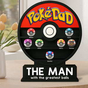 #1 Gamer Dad Acrylic Plaque Personalized Gifts For Dad 02OHQN300425 - Shaped Plaques - GoDuckee