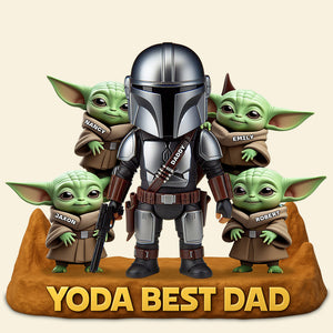 The Best Dad Acrylic Plaque Personalized Gifts For Dad 04OHDT290425 - Shaped Plaques - GoDuckee