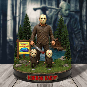 Horror Dad Acrylic Plaque - Personalized Gifts For Dad 03QHTN050525 - Shaped Plaques - GoDuckee