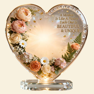 To My Beautiful Mom Acrylic Plaque - Custom Photo Gift For Mothers 04nadt270226 - Shaped Plaques - GoDuckee