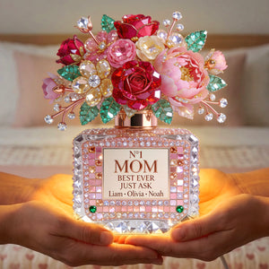 Floral Perfume Bottle Light Box - Personalized Gifts For Mom 04naqn060326 - Light Box - GoDuckee